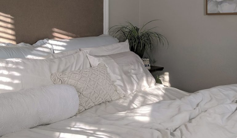 Photo Cozy bedding