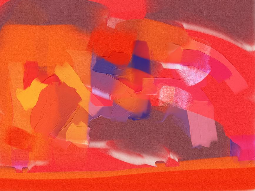 Abstracte muurkunst trekt aandacht en interesse.